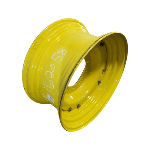 [NTS-162058] 15"W x 30"D, John Deere Yellow 8-Hole Waffle Wheel (Groups of 2 Bolts)