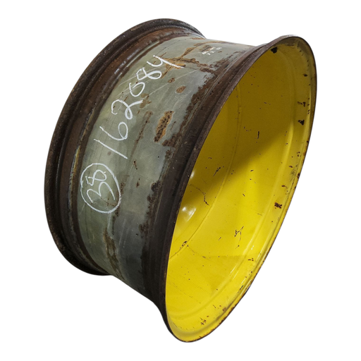 [NTS-162084] 16"W x 38"D, John Deere Yellow 10-Hole Dolly Dual , -15" Offset