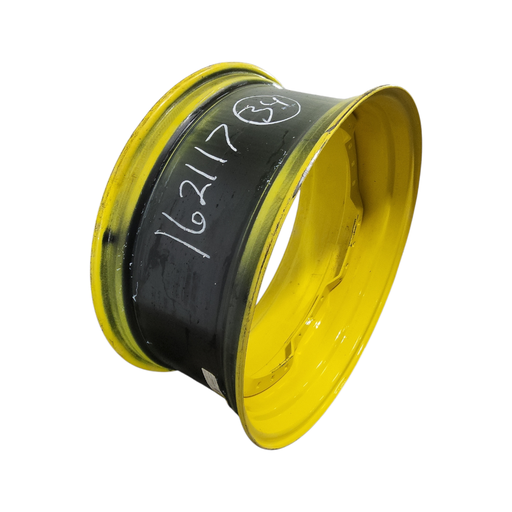 [NTS-162117] 15"W x 34"D, John Deere Yellow 12-Hole Waffle Wheel (Groups of 3 bolts) 15"W x 34"D, John Deere Yellow 12-Hole Waffle Wheel (Groups of 3 bolts) 420/85R34 Firestone on 10bolt waffle rims