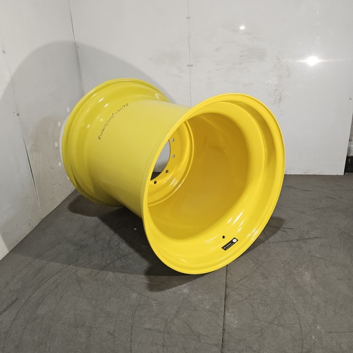 [W042425088572] 36"W x 32"D, John Deere Yellow 12-Hole Formed Plate , -9.56" Offset