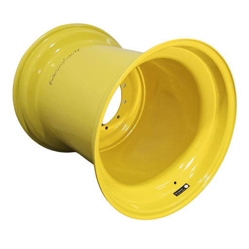 [W042425088572] 36"W x 32"D, John Deere Yellow 12-Hole Formed Plate , -9.56" Offset