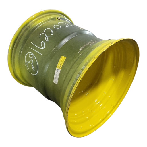 [NTS-162202] 25"W x 26"D, John Deere Yellow 8-Hole Formed Plate , -0.62" Offset