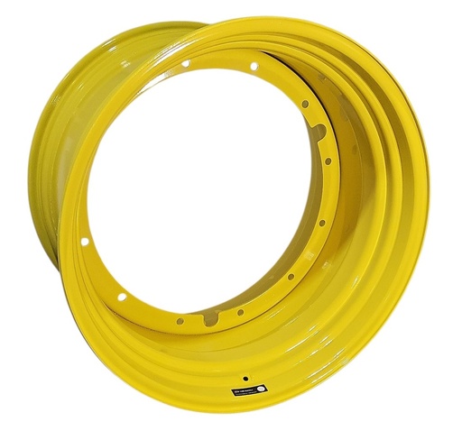 [NTS-162216] 23"W x 38"D, John Deere Yellow 12-Hole Stub Disc , -3.38" Offset