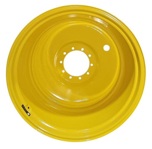 [NTS-162259] 23"W x 38"D, John Deere Yellow 10-Hole Formed Plate , -13.5" Offset