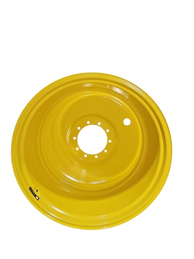 [NTS-162259] 23"W x 38"D, John Deere Yellow 10-Hole Formed Plate , -13.5" Offset