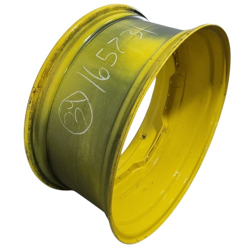 [NTS-165731] 15"W x 34"D, John Deere Yellow 12-Hole Waffle Wheel (Groups of 3 bolts)