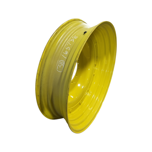 [NTS-165738] 10"W x 38"D, John Deere Yellow 12-Hole Stub Disc , -2.31" Offset