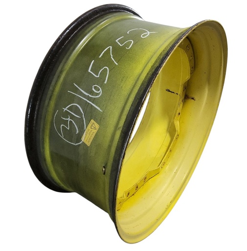 [NTS-165752] 15"W x 34"D, John Deere Yellow 12-Hole Waffle Wheel (Groups of 3 bolts)