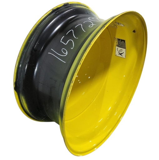 [NTS-165772] 18"W x 42"D, John Deere Yellow 20-Hole Dolly Dual , -15.12" Offset