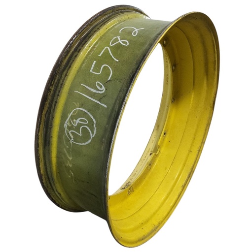 [NTS-165782] 12"W x 38"D, John Deere Yellow 12-Hole Stub Disc , 1.88" Offset