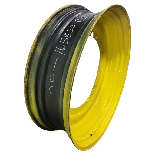 [NTS-165850] 15"W x 50"D, John Deere Yellow 12-Hole Stub Disc , -3.12" Offset