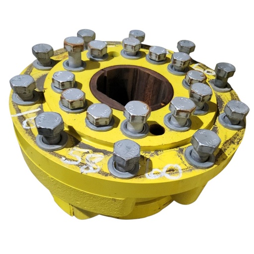 [NTS-165860] 10-Hole Wedg-Lok OE Style, 4.72" (120.02mm) axle, John Deere Yellow