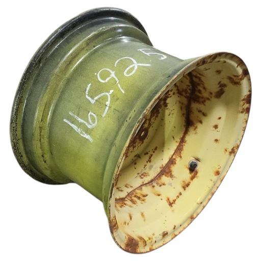 [NTS-165925] 11"W x 16.1"D, John Deere Yellow 8-Hole Implement , -1.25" Offset