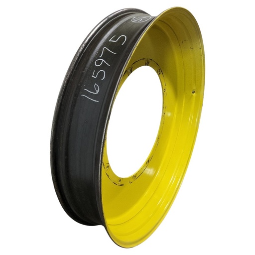 [NTS-165975] 10"W x 54"D, John Deere Yellow 12-Hole Stub Disc , -3.44" Offset