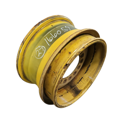 [NTS-166059] 14"W x 25"D, John Deere Construction Yellow 14-Hole 3 Piece Style , 1.75" Offset