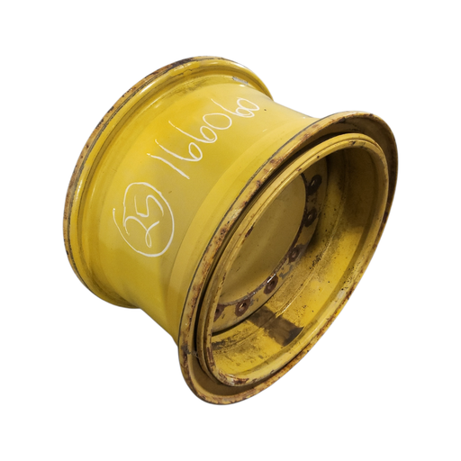 [NTS-166060] 14"W x 25"D, John Deere Construction Yellow 12-Hole 3 Piece Style , 2.25" Offset