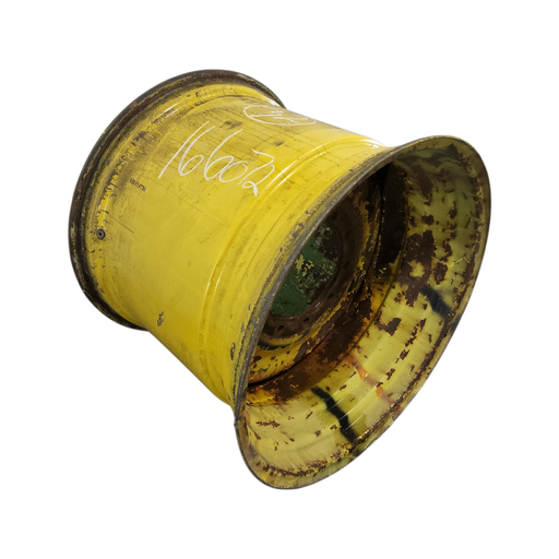 [NTS-166072] 27"W x 32"D, John Deere Yellow 10-Hole Formed Plate , -4.12" Offset