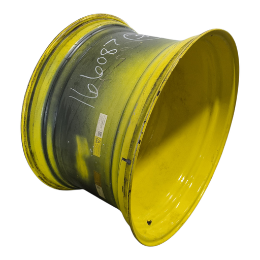 [NTS-166087] 23"W x 38"D, John Deere Yellow 10-Hole Formed Plate , -12.38" Offset