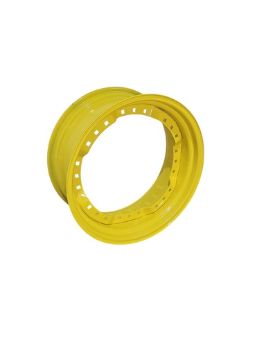 [NTS-166096] 12"W x 28"D, John Deere Yellow 12-Hole Waffle Wheel (Groups of 3 bolts)