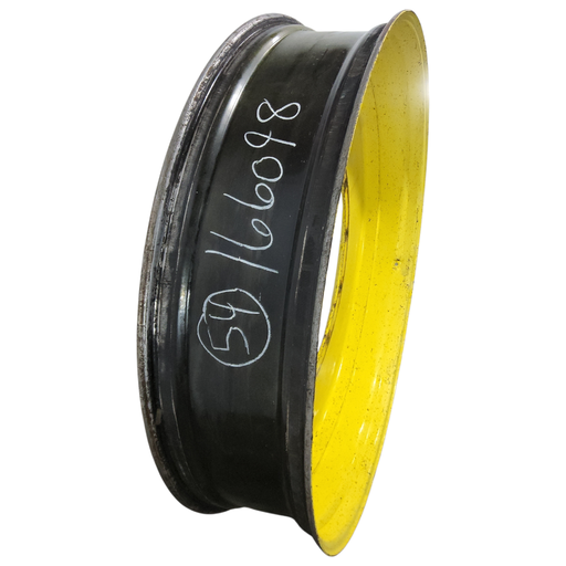 [NTS-166098] 12"W x 54"D, John Deere Yellow 12-Hole Stub Disc , -3.25" Offset