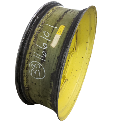 [NTS-166101] 12"W x 38"D, John Deere Yellow 12-Hole Waffle Wheel (Groups of 3 bolts)