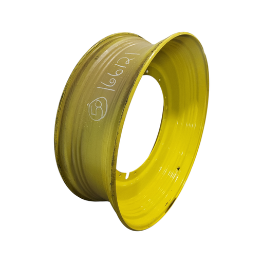 [NTS-166121] 16"W x 50"D, John Deere Yellow 12-Hole Stub Disc , -3" Offset