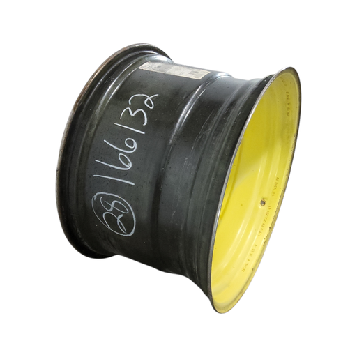 [NTS-166132] 18"W x 28"D, John Deere Yellow 12-Hole Waffle Wheel (Groups of 3 bolts) 18"W x 28"D, John Deere Yellow 12-Hole Waffle Wheel (Groups of 3 bolts) 28x18 JD waffle & center