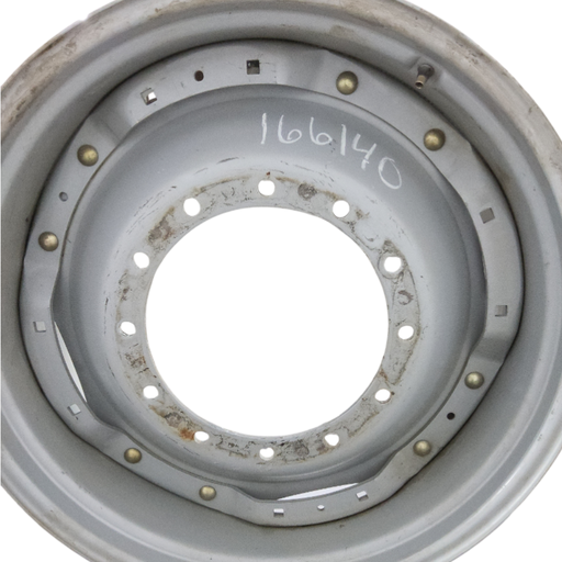 [NTS-166140] 12-Hole Waffle Disc (Groups of 2 Bolts) Center for 34" Rim, Agco Corp Gray