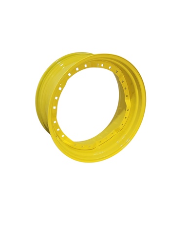 [NTS-166150] 15"W x 34"D, John Deere Yellow 12-Hole Waffle Wheel (Groups of 3 bolts)