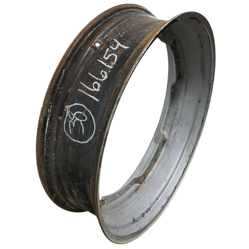 [NTS-166154] 10"W x 38"D, Case IH Silver Mist 12-Hole Waffle Wheel (Groups of 3 bolts)