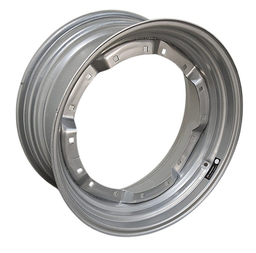 [NTS-166178] 13"W x 30"D, Case IH Silver Mist 8-Hole Waffle Wheel (Groups of 2 Bolts)