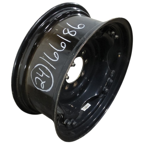 [NTS-166186] 10"W x 24"D, Black 8-Hole Rim with Clamp/U-Clamp (groups of 2 bolts)