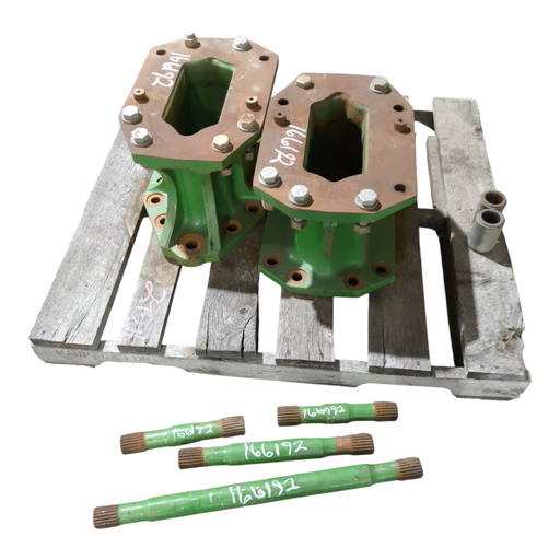[NTS-166192] 11.75"L Combine Frame Extension for John Deere Combine "S" Series ("D"22/22 spline drive shafts), John Deere Green