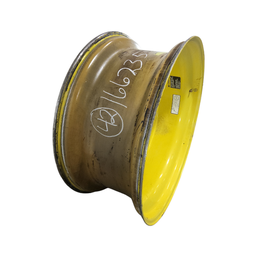 [NTS-166235] 18"W x 42"D, John Deere Yellow 10-Hole Dolly Dual-Outside , -13.38" Offset