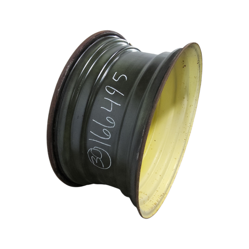 [NTS-166495] 15"W x 30"D, John Deere Yellow 12-Hole Waffle Wheel (Groups of 2 Bolts) , 7.88" Offset