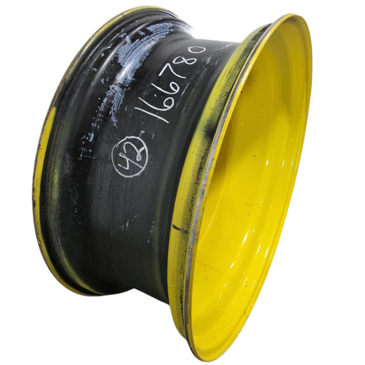 [NTS-166780] 18"W x 42"D, John Deere Yellow 20-Hole Dolly Dual , -15.12" Offset