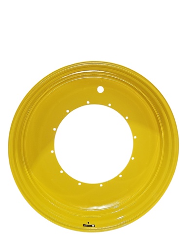 [NTS-166801] 12"W x 54"D, John Deere Yellow 12-Hole Stub Disc , -3.25" Offset