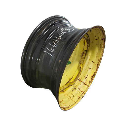 [NTS-166866] 15"W x 30"D, John Deere Yellow 12-Hole Waffle Wheel (Groups of 3 bolts)