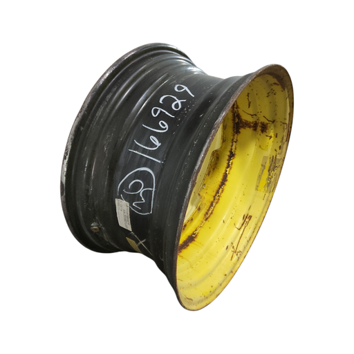 [NTS-166929] 15"W x 30"D, John Deere Yellow 12-Hole Waffle Wheel (Groups of 3 bolts)