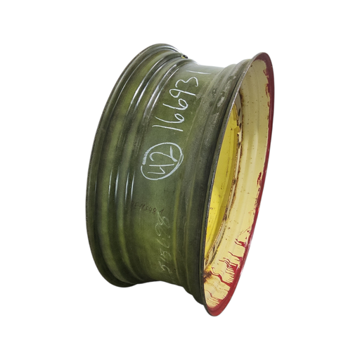 [NTS-166931] 16"W x 42"D, John Deere Yellow 12-Hole Stub Disc , -3.12" Offset