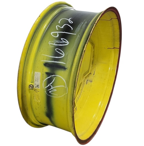 [NTS-166932] 13"W x 34"D, John Deere Yellow 12-Hole Waffle Wheel (Groups of 3 bolts)