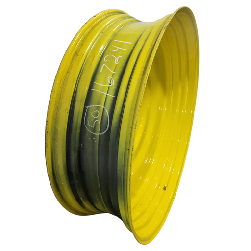 [NTS-167241] 15"W x 50"D, John Deere Yellow 10-Hole Formed Plate , -6.62" Offset