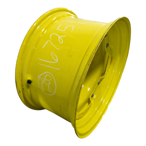 [NTS-167251] 15"W x 28"D, John Deere Yellow 8-Hole Waffle Wheel (Groups of 2 Bolts) 15"W x 28"D, John Deere Yellow 8-Hole Waffle Wheel (Groups of 2 Bolts) 28X15 two piece wheels W/ centers