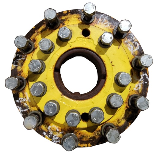 [NTS-167256] 10-Hole Wedg-Lok OE Style, 4.72" (120.02mm) axle, John Deere Yellow