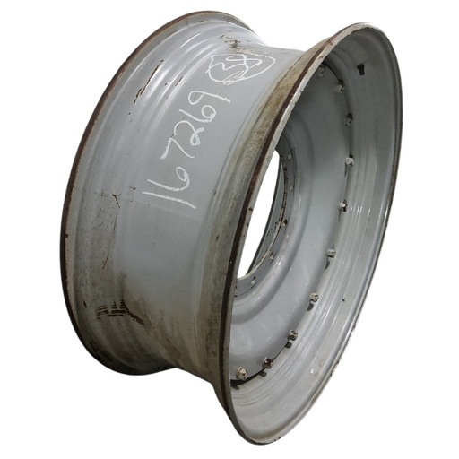 [NTS-167269] 15"W x 38"D, Agco Corp Gray 16-Hole Stub Disc , 1.5" Offset