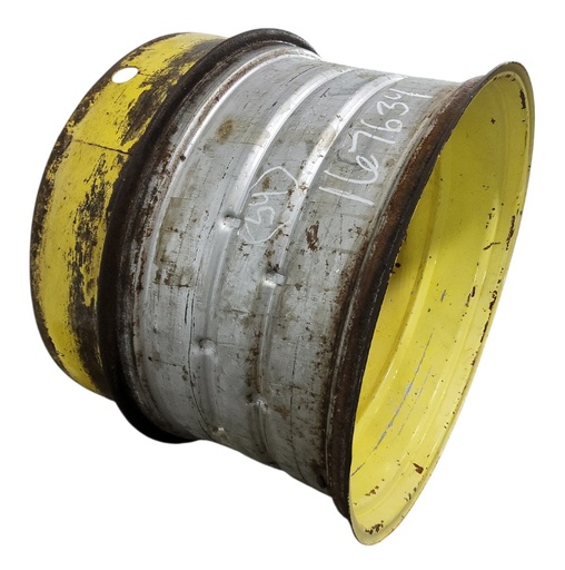 [NTS-167634] 18"W x 34"D, John Deere Yellow Band Dual "T" Rail