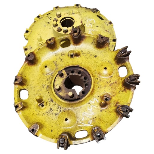 [NTS-167653] Cast Style Center for 38"-42" Rim, John Deere Yellow