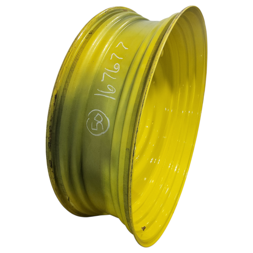 [NTS-167677] 15"W x 50"D, John Deere Yellow 10-Hole Formed Plate , -6.62" Offset 15"W x 50"D, John Deere Yellow 10-Hole Formed Plate , -6.62" Offset