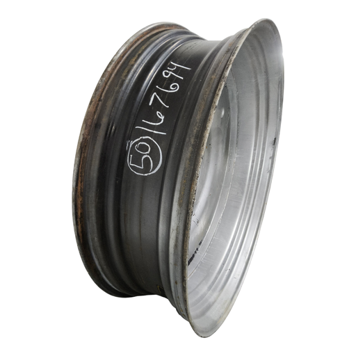 [NTS-167694] 15"W x 50"D, Case IH Silver Mist 10-Hole Formed Plate , -9.25" Offset