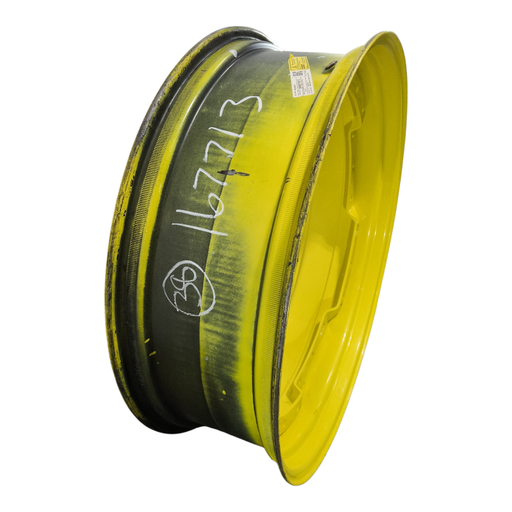 [NTS-167713] 12"W x 38"D, John Deere Yellow 12-Hole Waffle Wheel (Groups of 3 bolts)